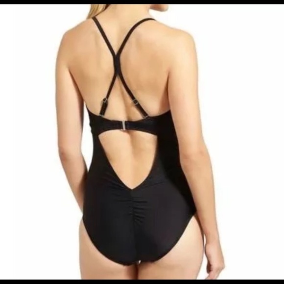 ATHLETA Waterfall Bandeau Swim One-Piece 34B/C - Picture 4 of 4